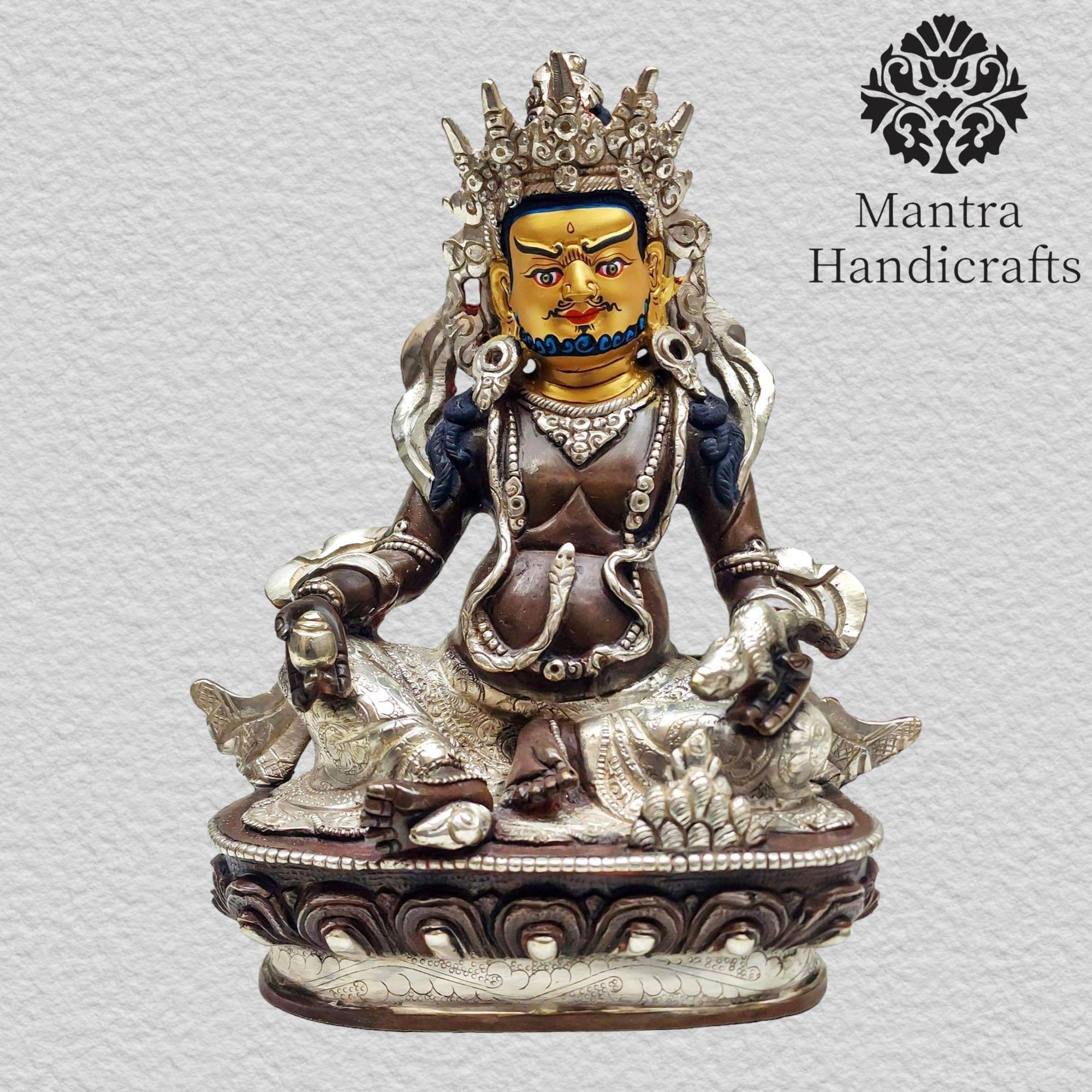 Buddhist Yellow Jambhala Statue