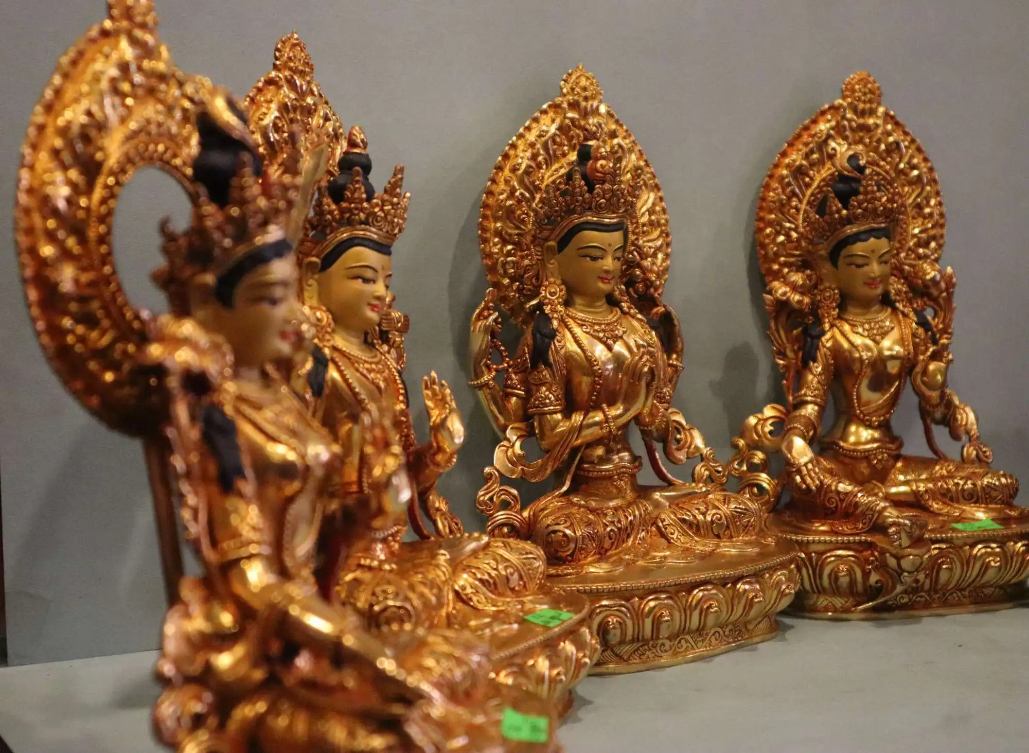 Bodhisattva Statue Set | Six Tara Sculptures - Image 4