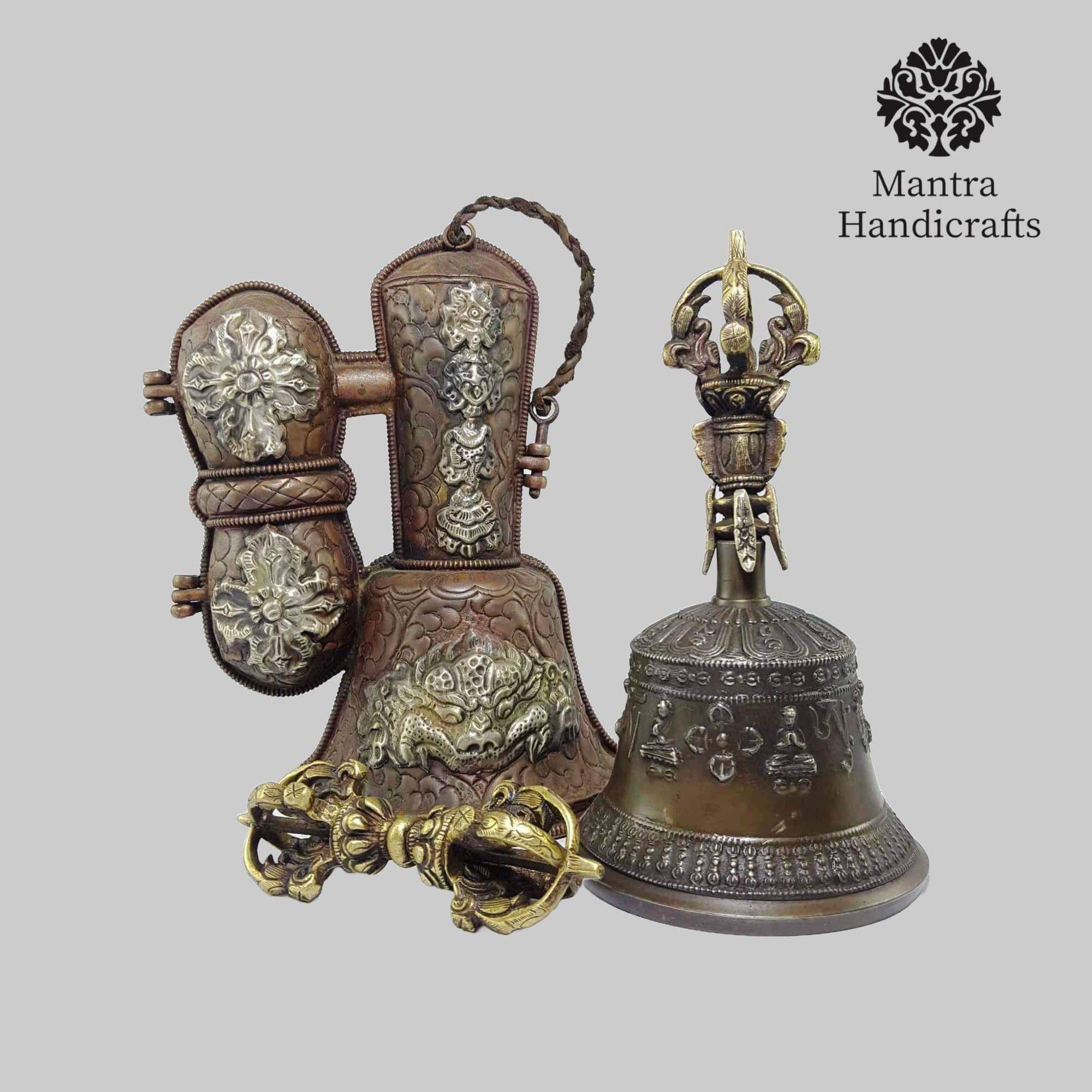 Bell and Dorje Set with Metal Cover