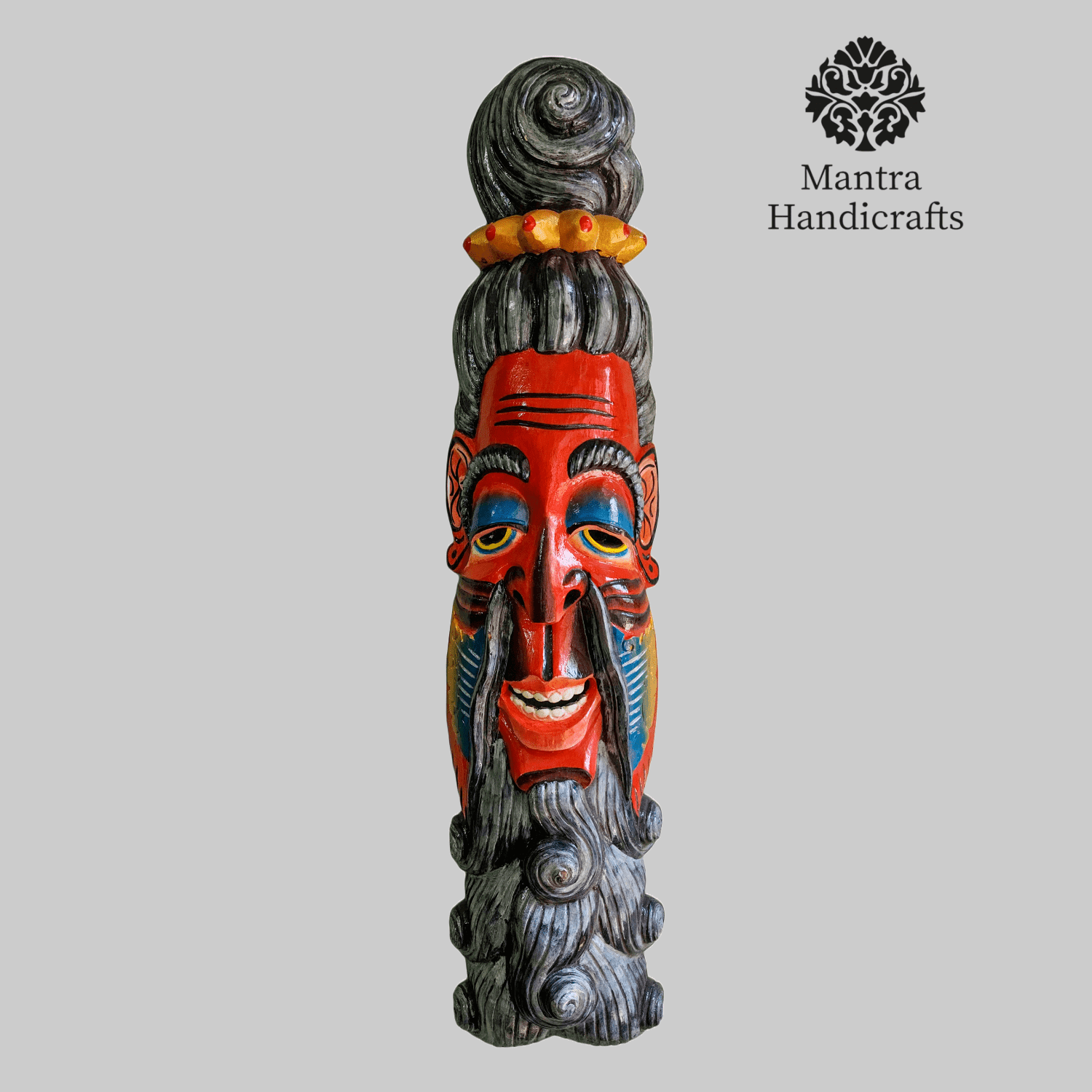 Long Face Jogi Mask | Wall Hanging Mask