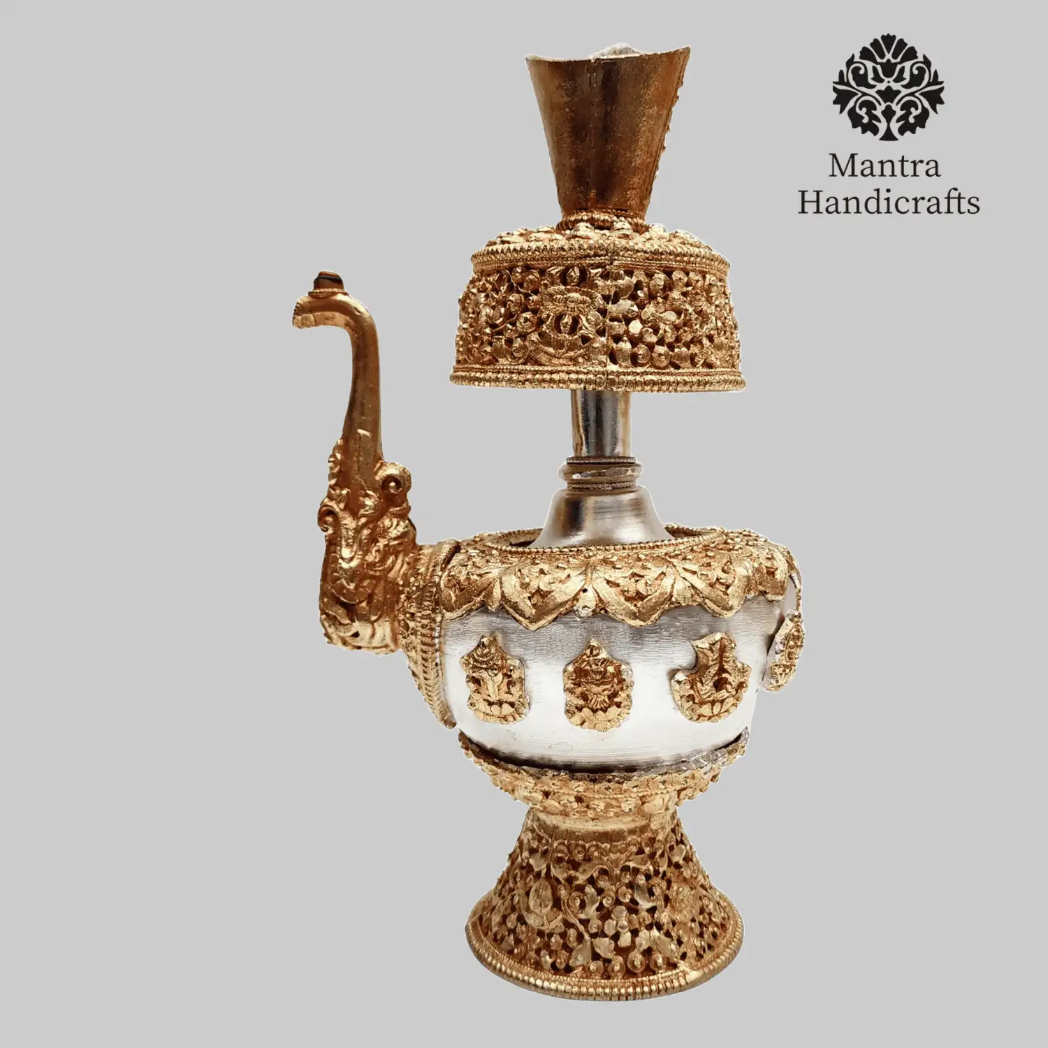 Handmade Tibetan Bhumpa | Handcrafted Bhumpa Set for Rituals and Ceremonies