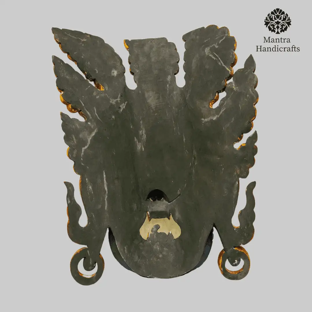 Bhairav Wooden Mask back