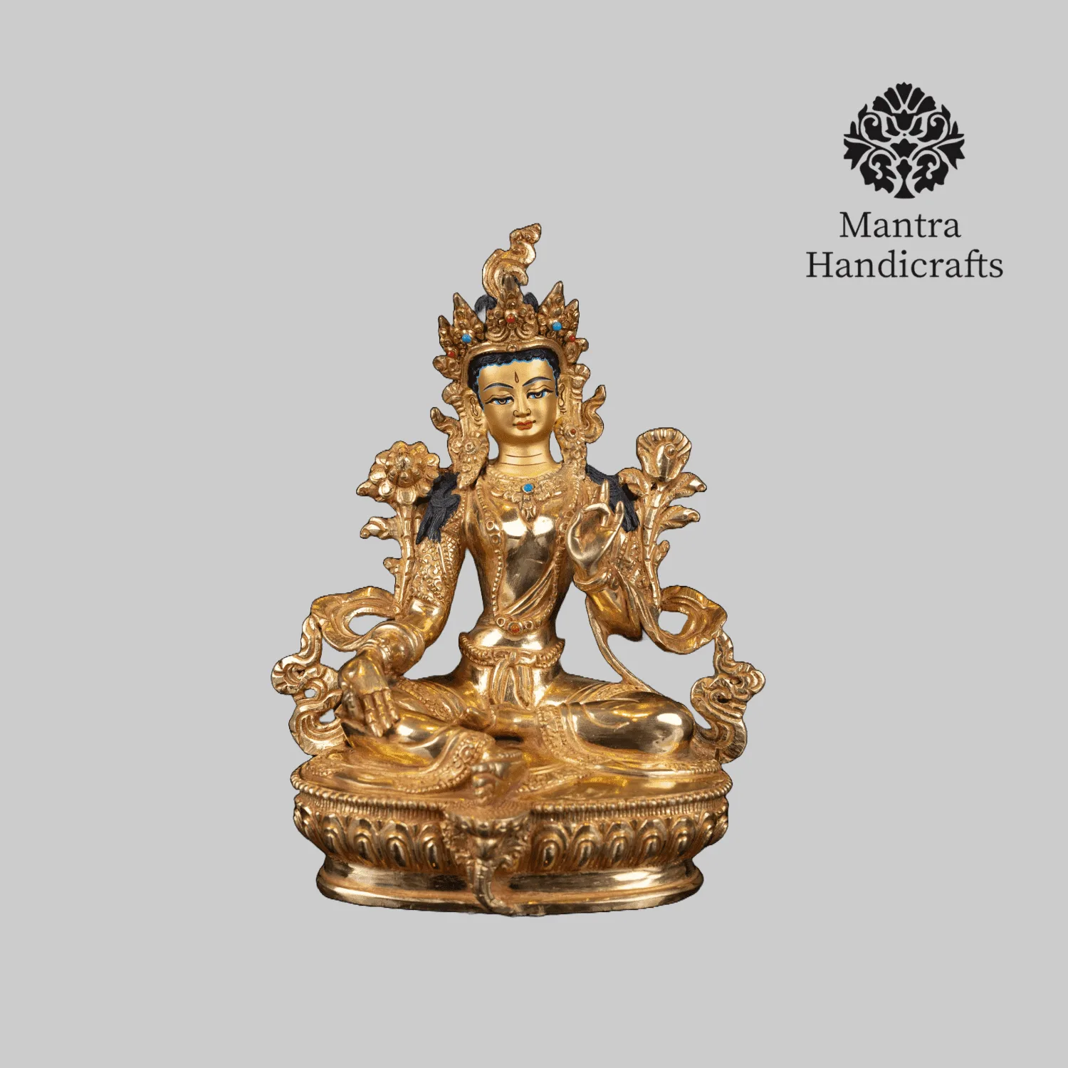 Green Tara Statue | Buddhist Female Goddess