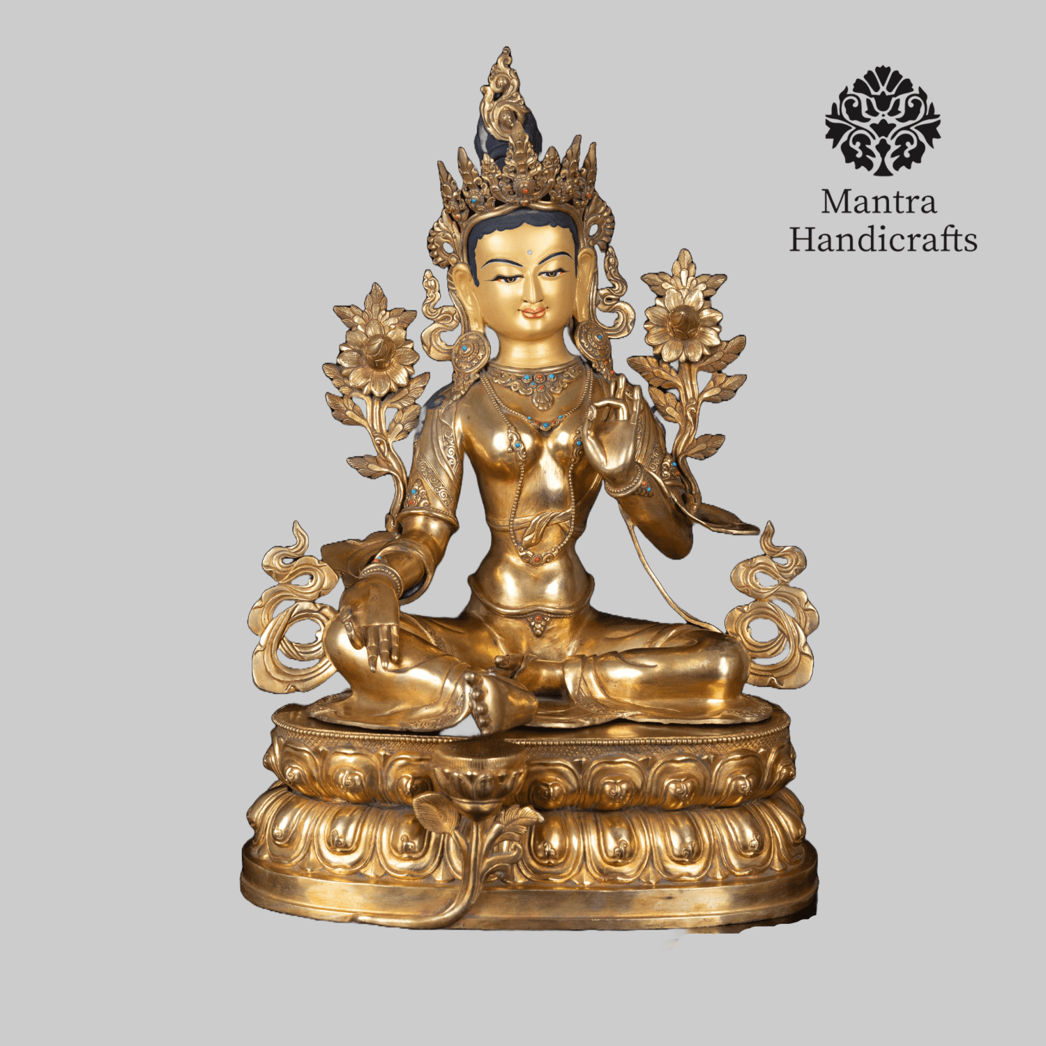 Green Tara Statue | Graceful Guardian