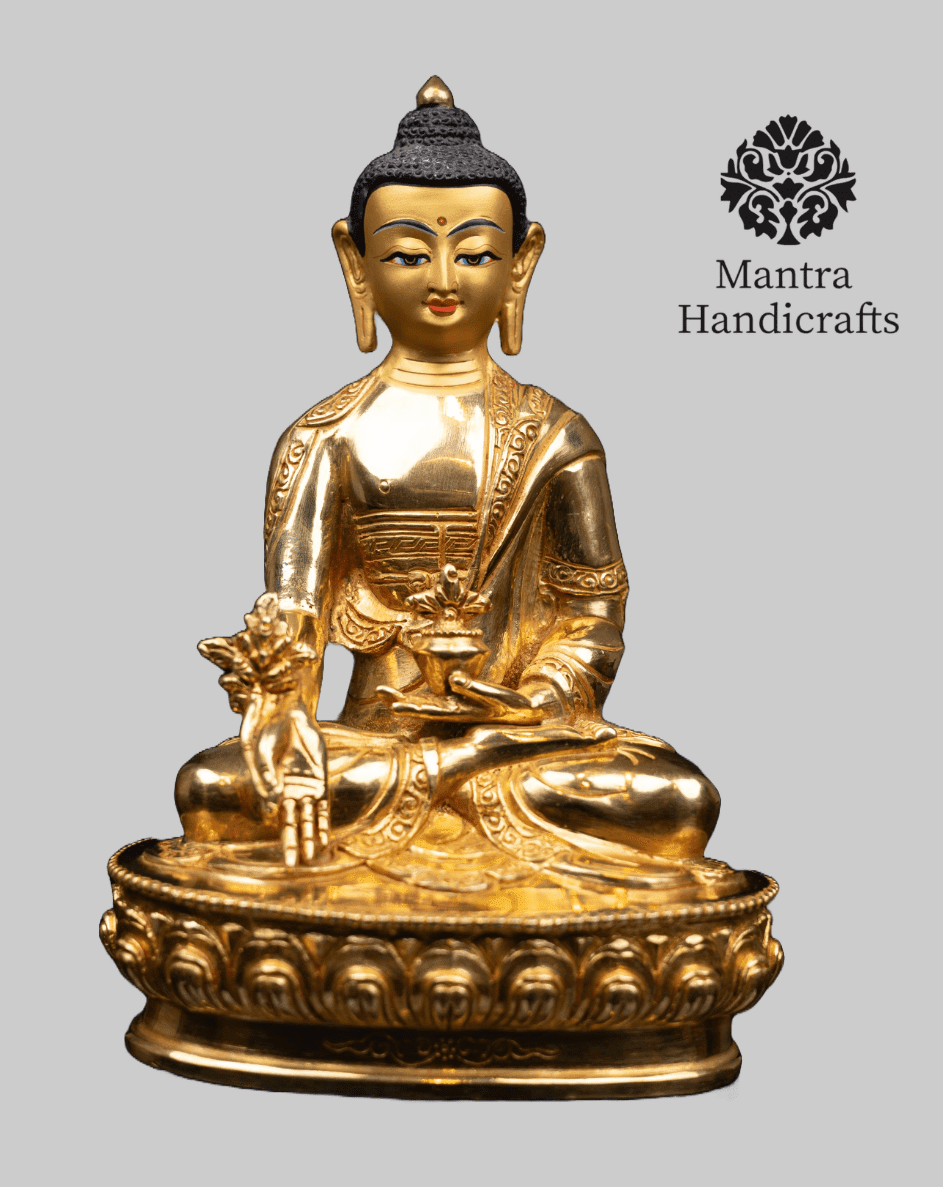 Medicine Buddha Statue | Buddhist Sculpture of Healing Buddha