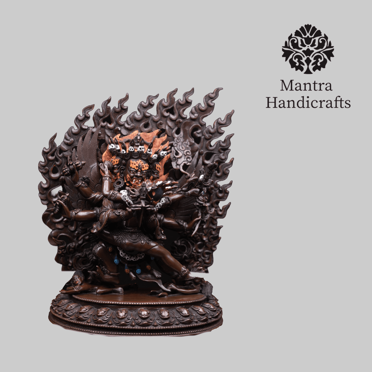 Vajrakilaya Shakti Statue | Powerful Vajrakilaya Oxidized Figurine