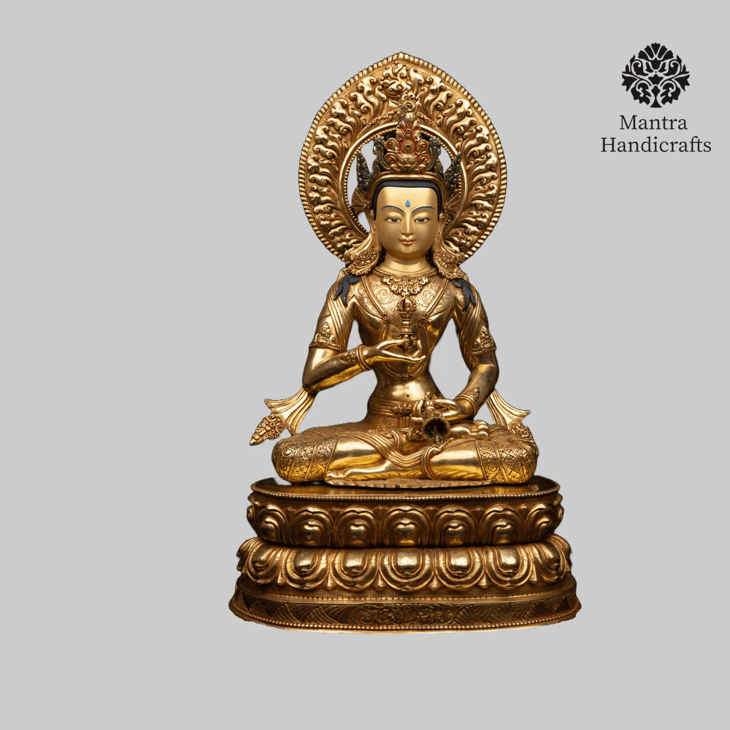 Buddhist Vajrasattva Statue | Copper Statue from Nepal