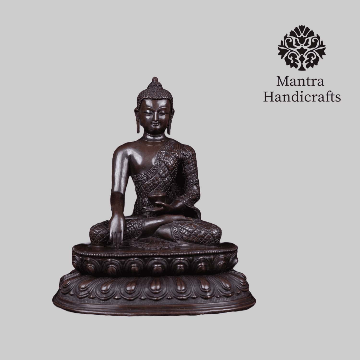 Shakyamuni Buddha Statue | Oxidized Copper Statue