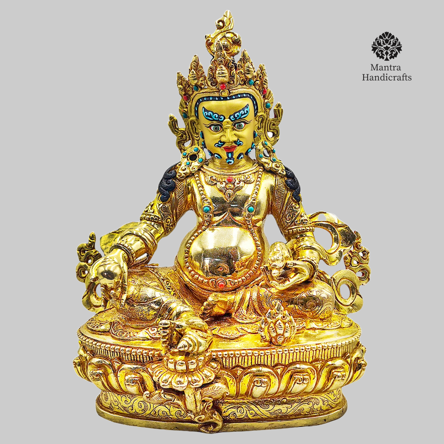 Yellow Jambhala Statue | Prosperity & Abundance