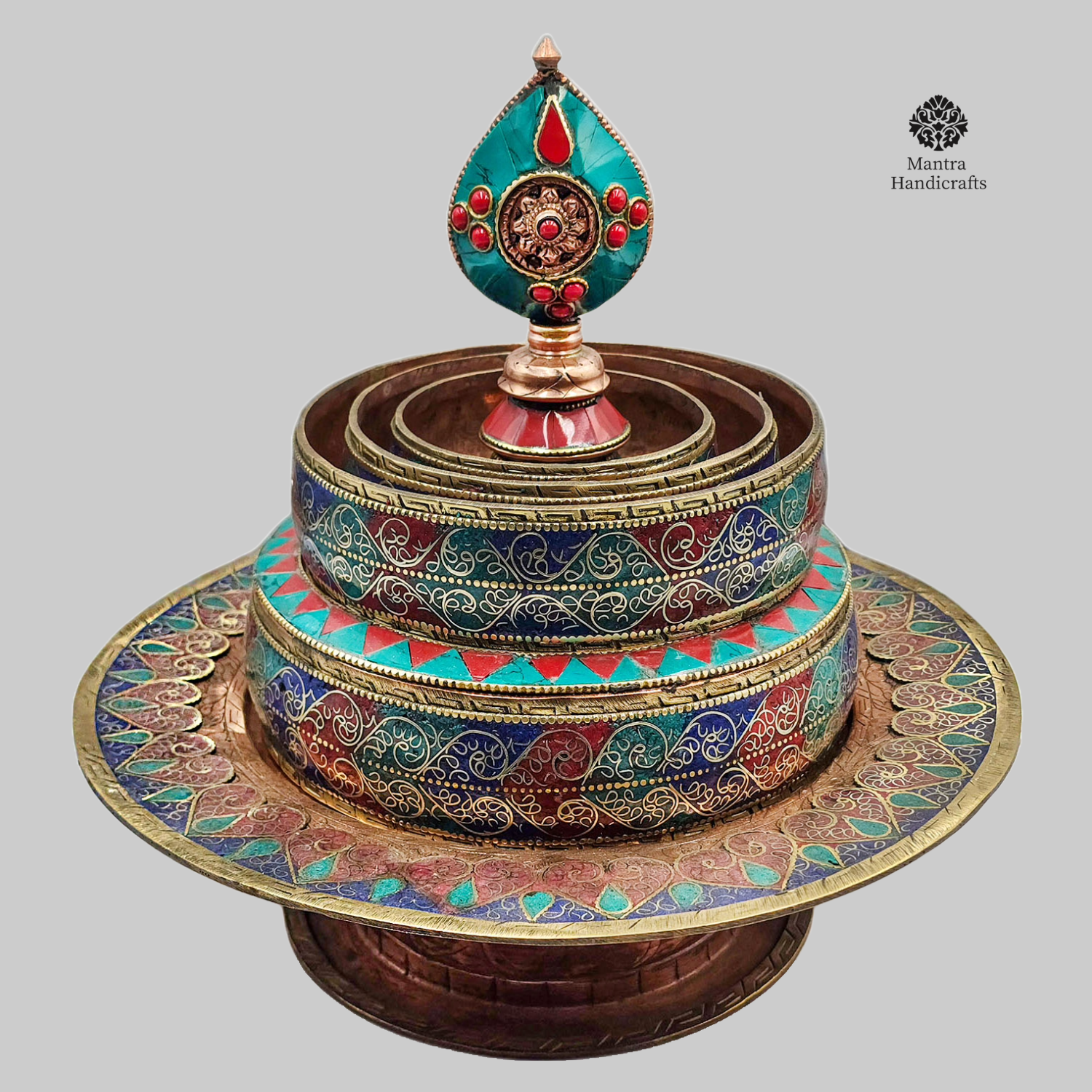 Large Ratna Mandala | Buddhist Ritual & Stone Setting