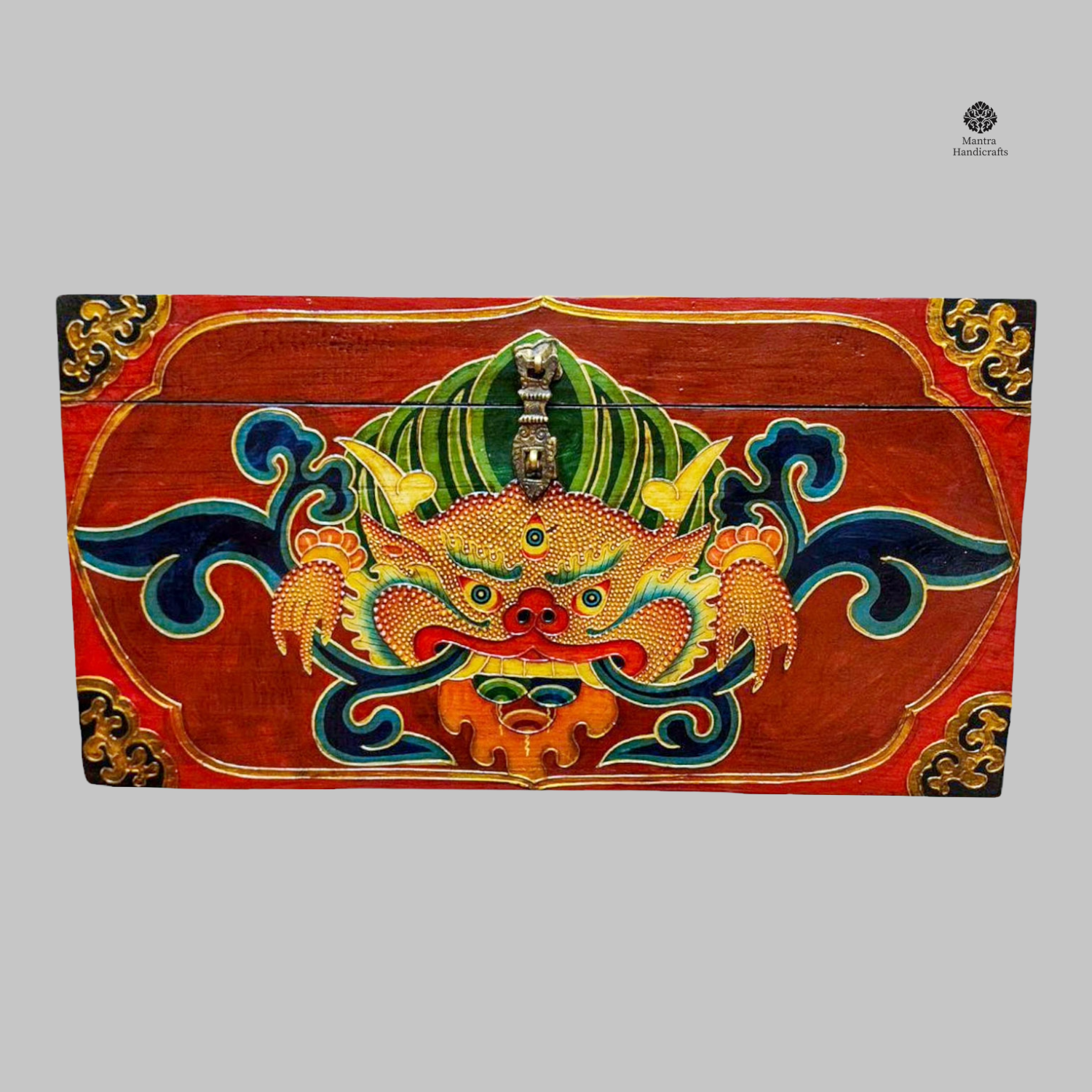 Tibetan Jewelry Box | Cheppu Design in Thangka Colors