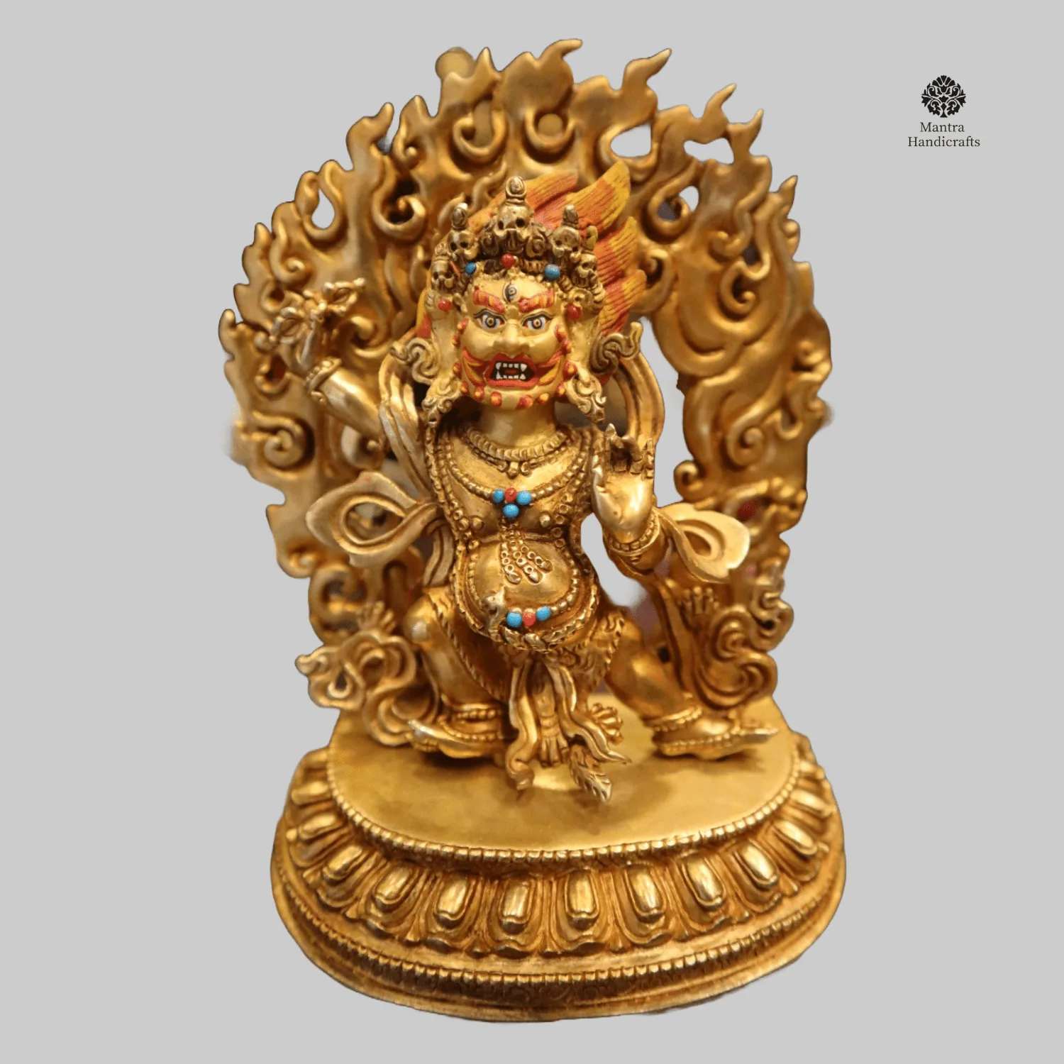 Wrathful Vajrapani Statue | The Thunderbolt Holder