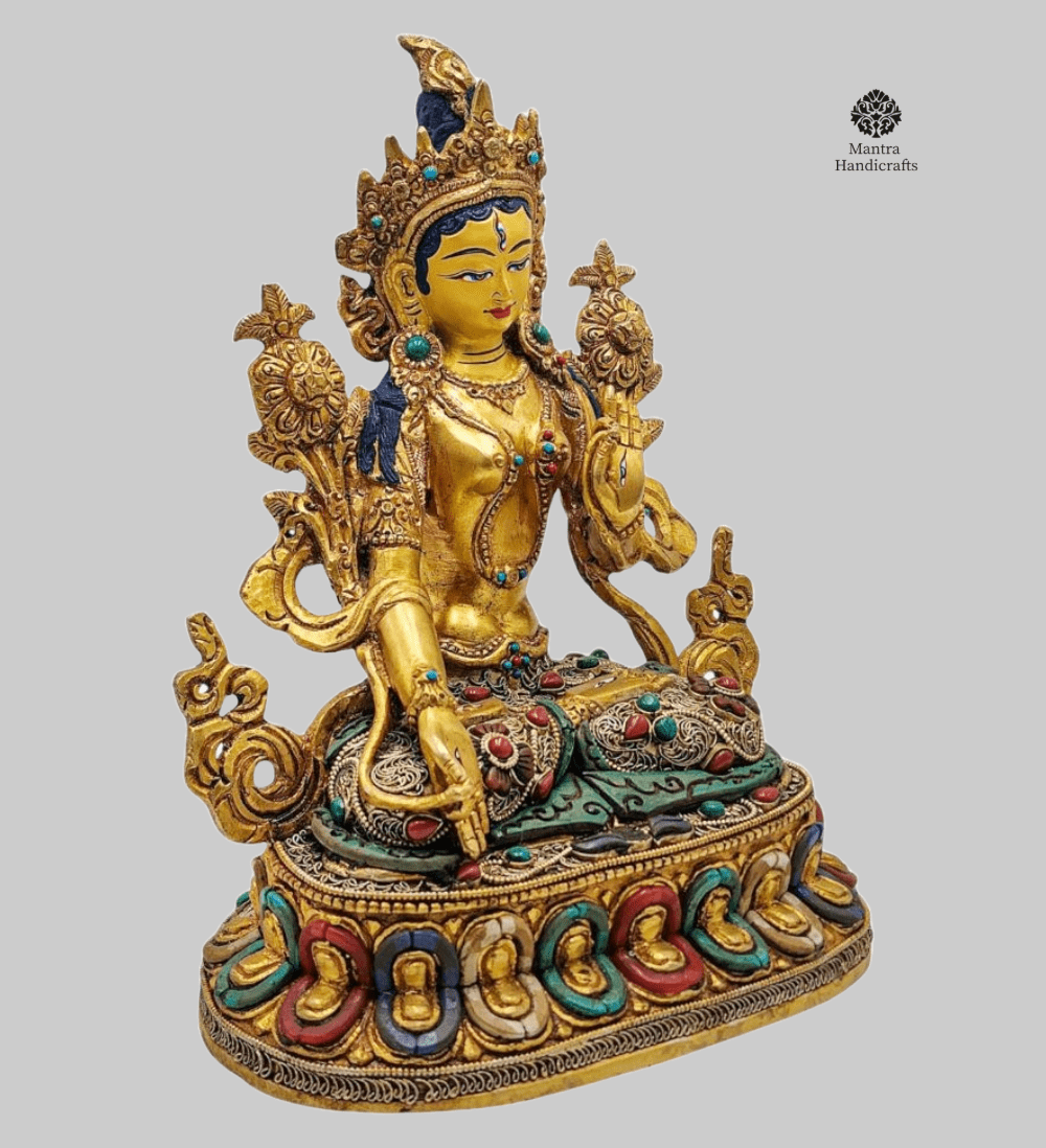 White Tara Statue | Goddess of Longevity & Healing
