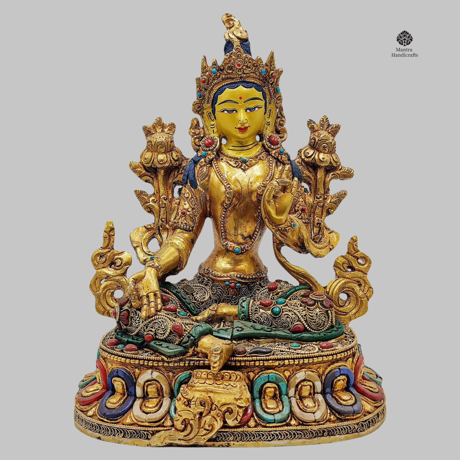 Green Tara Statue | Swift Action & Protection