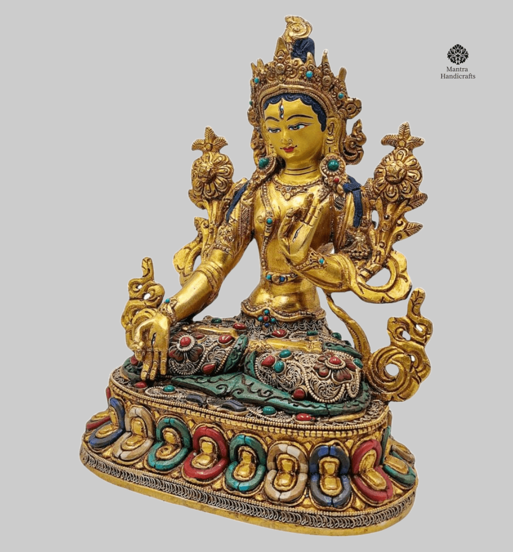 White Tara Statue | Goddess of Longevity & Healing