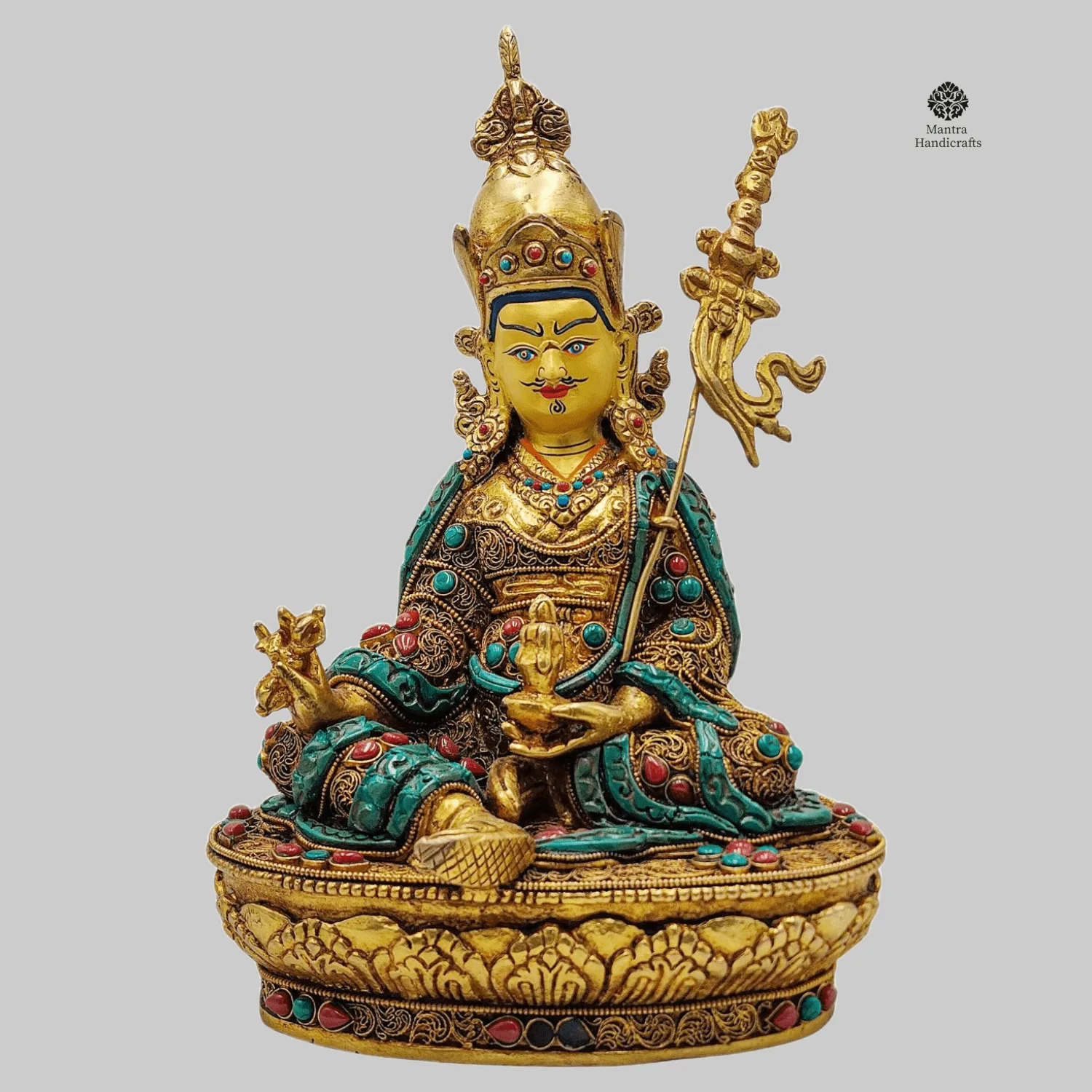 The Lotus-Born Master | 24K Gold Padmasambhava