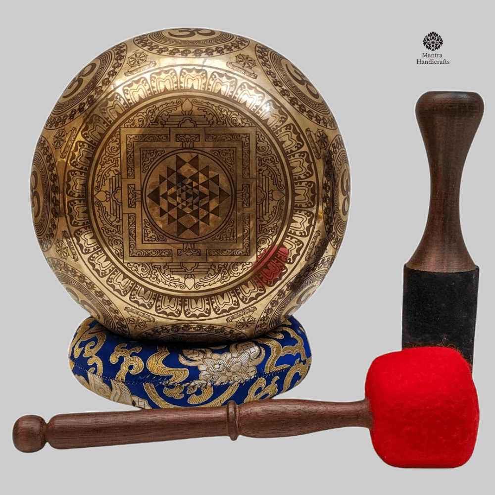 Ganesh Carved Singing Bowl | Hand Beaten Buddhist Sound Bowl 3 Ganesh Carved Singing Bowl | Hand Beaten Buddhist Sound Bowl