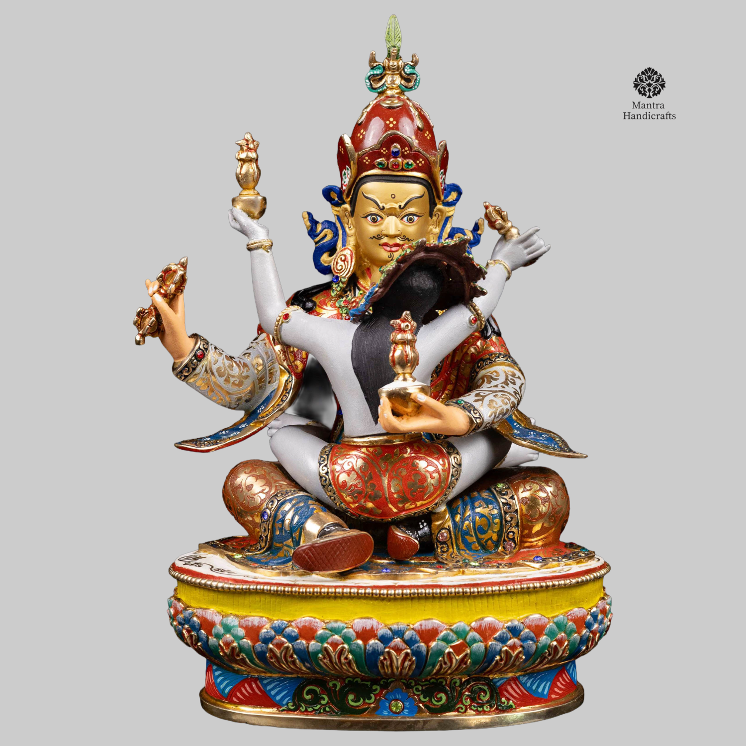 Padmasambhava Shakti Statue | Lotus-Born Consort of Timeless Wisdom