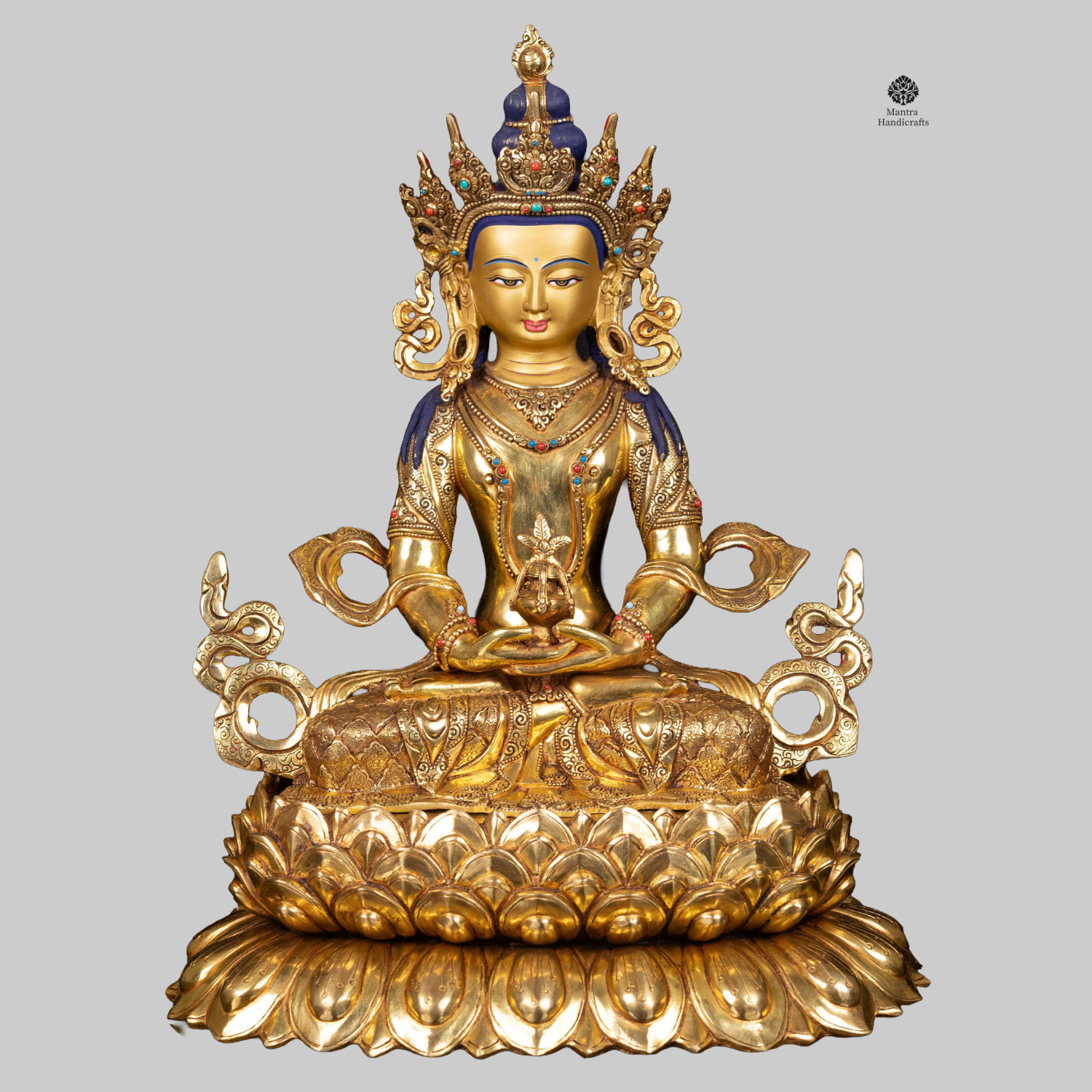 Aparimita Statue | Gold Plated, Wisdom & Vitality