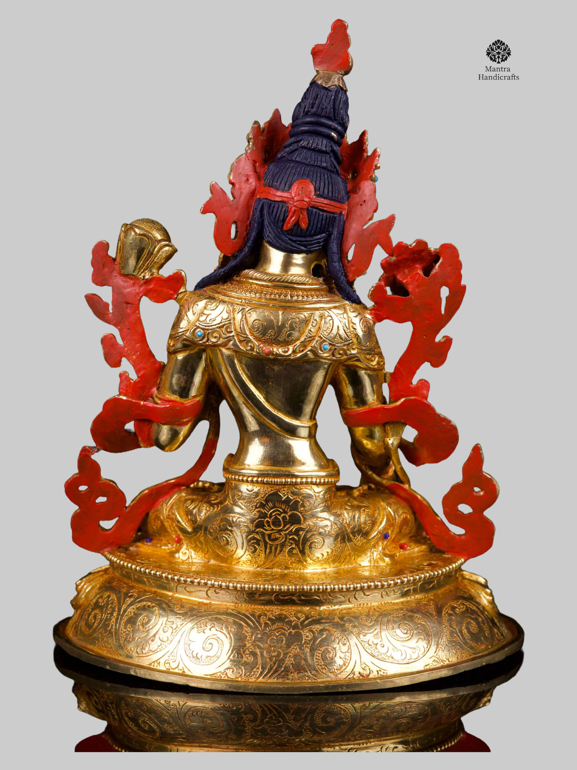 White Tara Statue | Gold Plated Goddess of Compassion & Life 4 White Tara Statue | Gold Plated Goddess of Compassion & Life