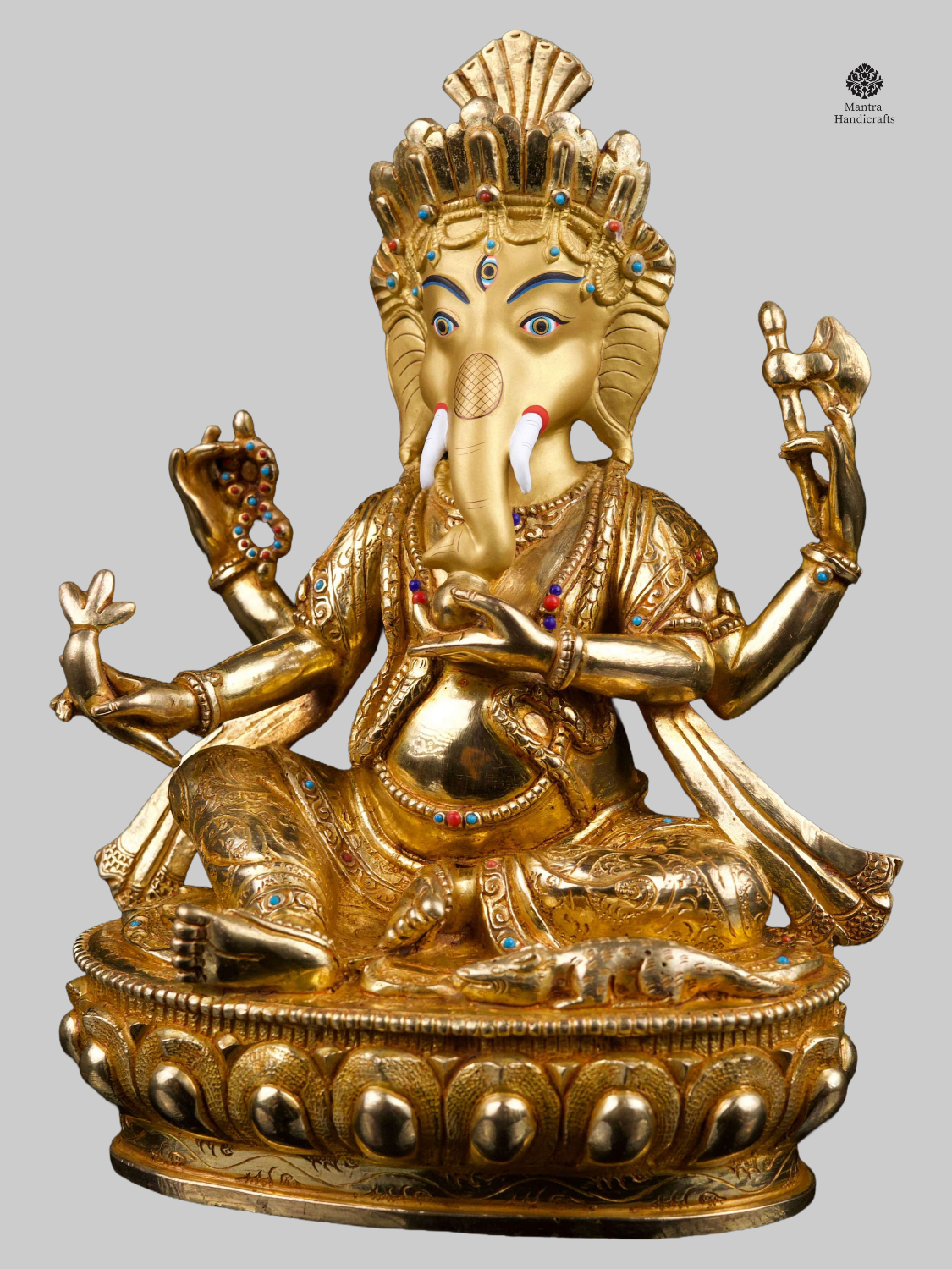 4 Arm Ganesh Statue | Remover of Obstacles & God of Wisdom