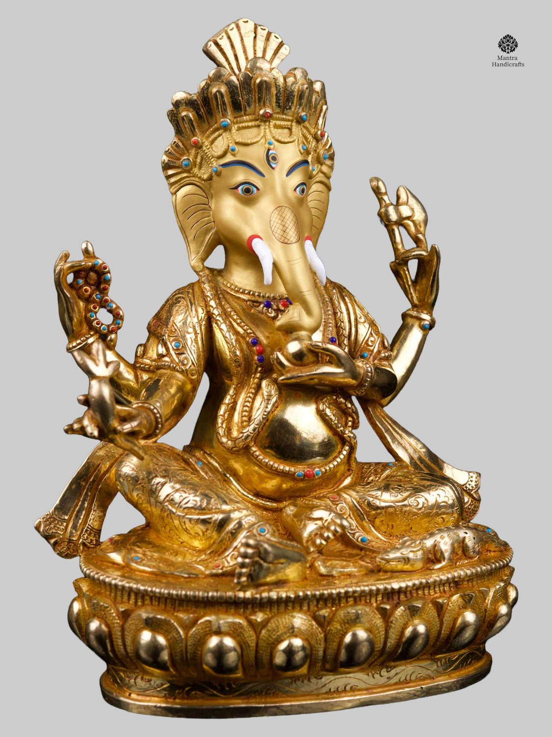 4 Arm Ganesh Statue | Remover of Obstacles & God of Wisdom
