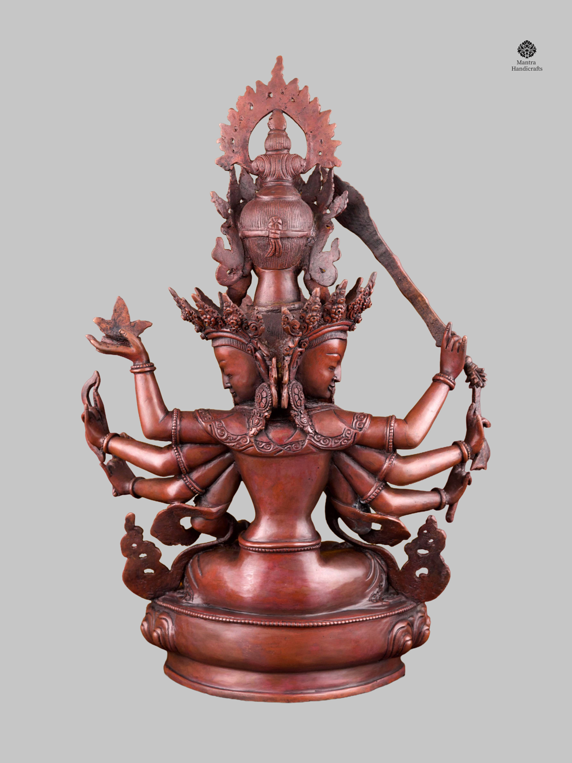 Chocolate Oxidized Vajrasattva | Buddhist Purity Deity 5 Chocolate Oxidized Vajrasattva | Buddhist Purity Deity