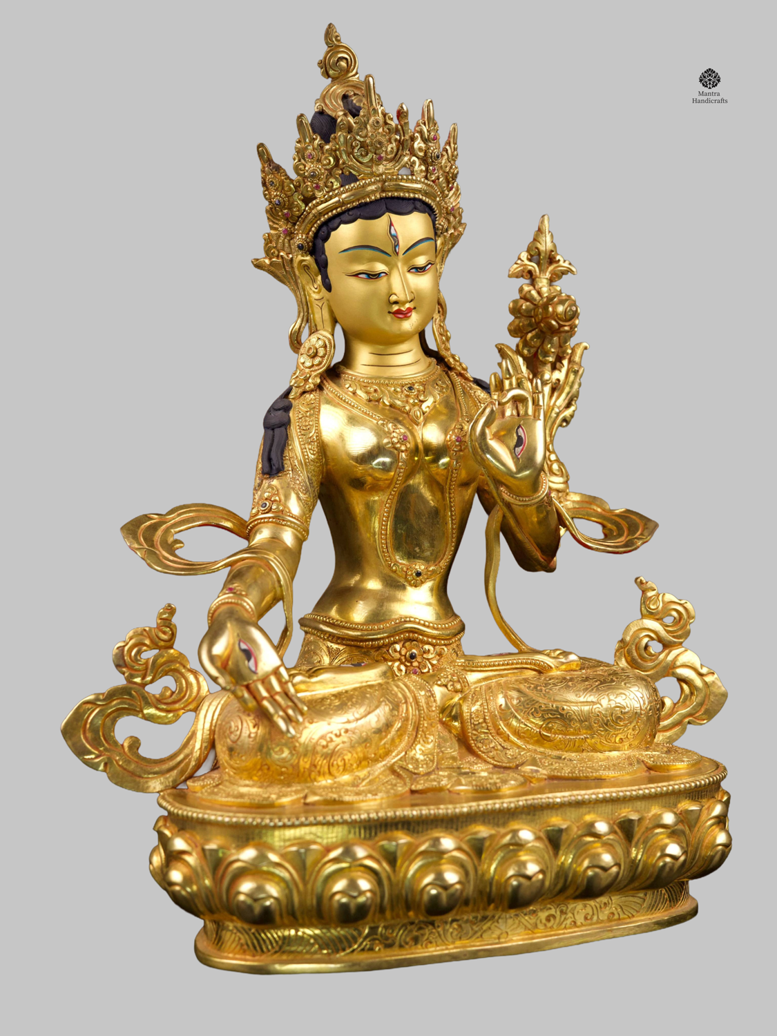 White Tara Statue | Goddess of Longevity, Healing & Compassion