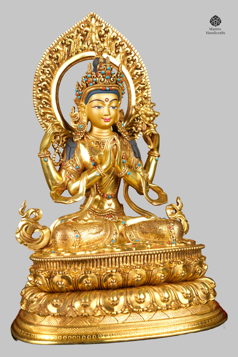Chenrezig | Four-Armed Avalokiteshvara Buddhist Deity