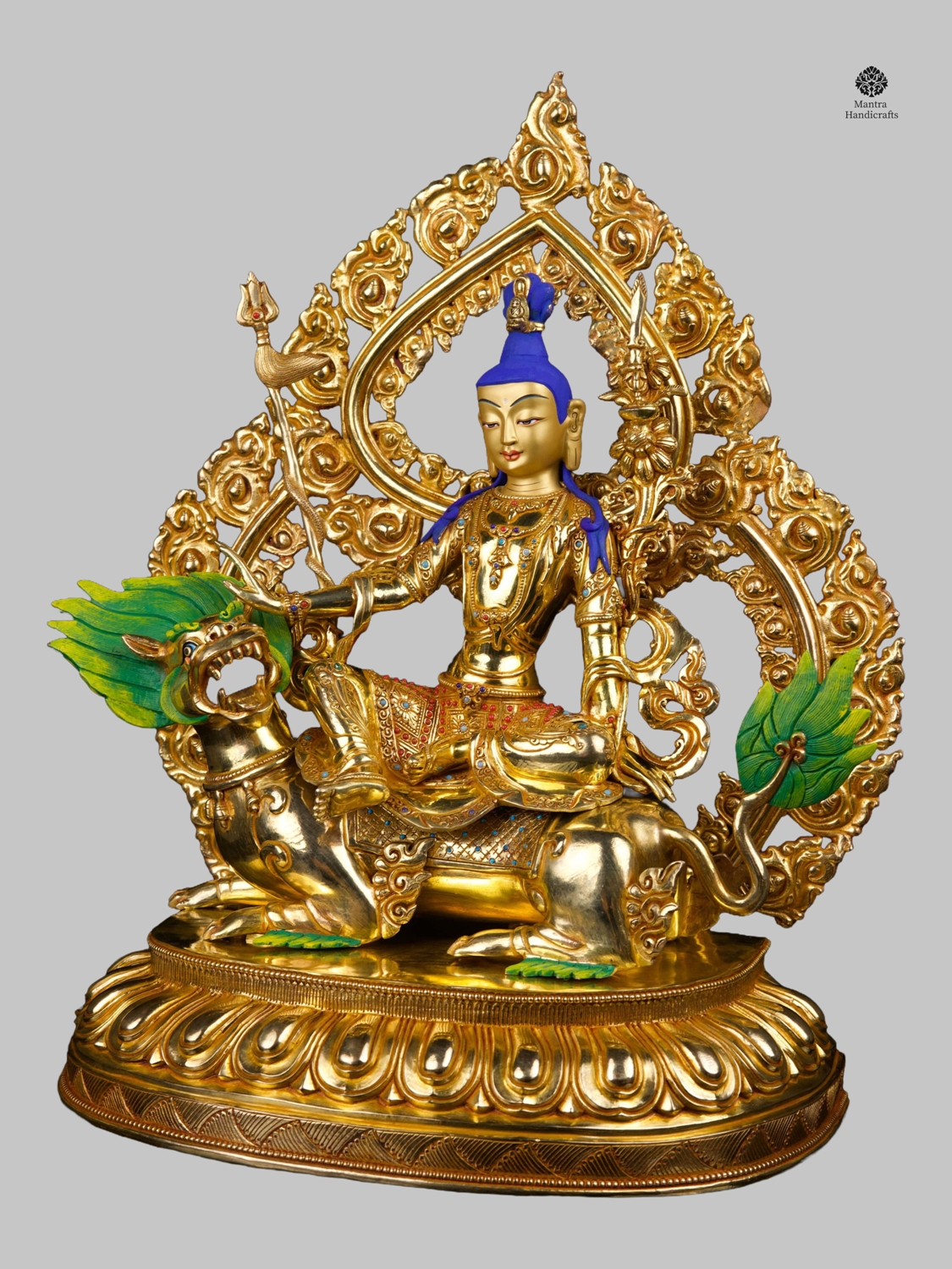 Simhanada Lokeshvara Statue | Lion’s Roar Form of Avalokiteshvara