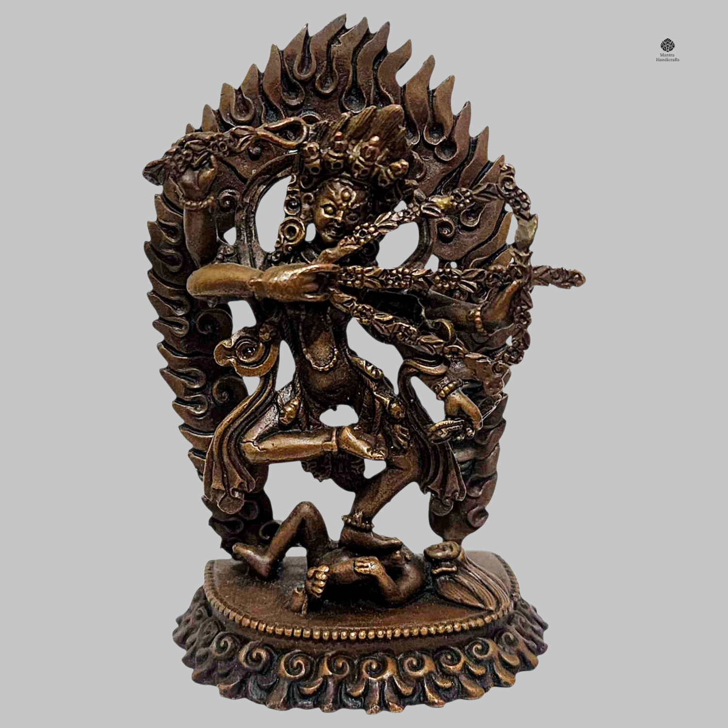 Kurukulla Mini Statue | Chocolate Oxidized Finish