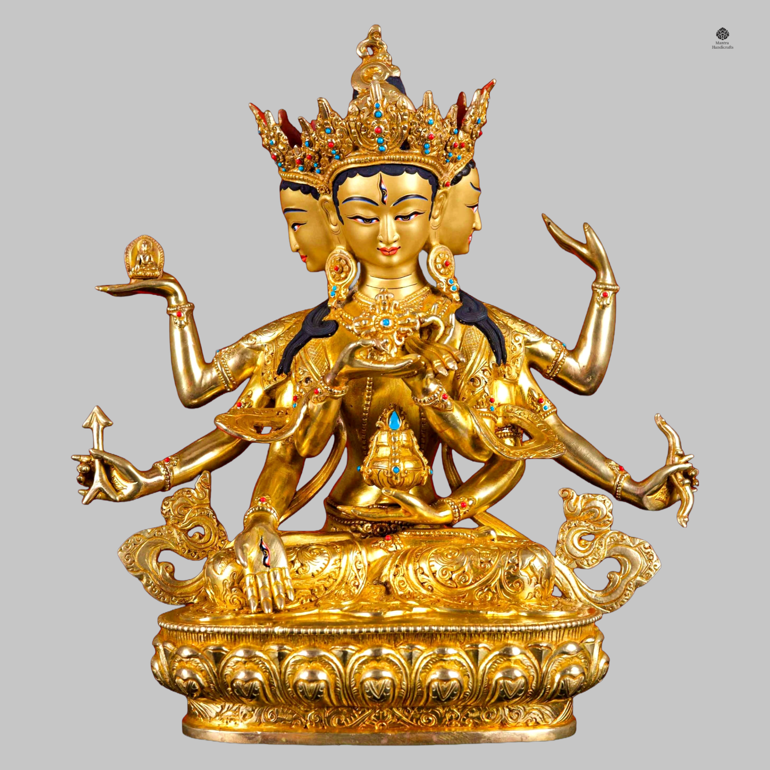 Namgyalma 24K Gold Statue | Goddess of Healing