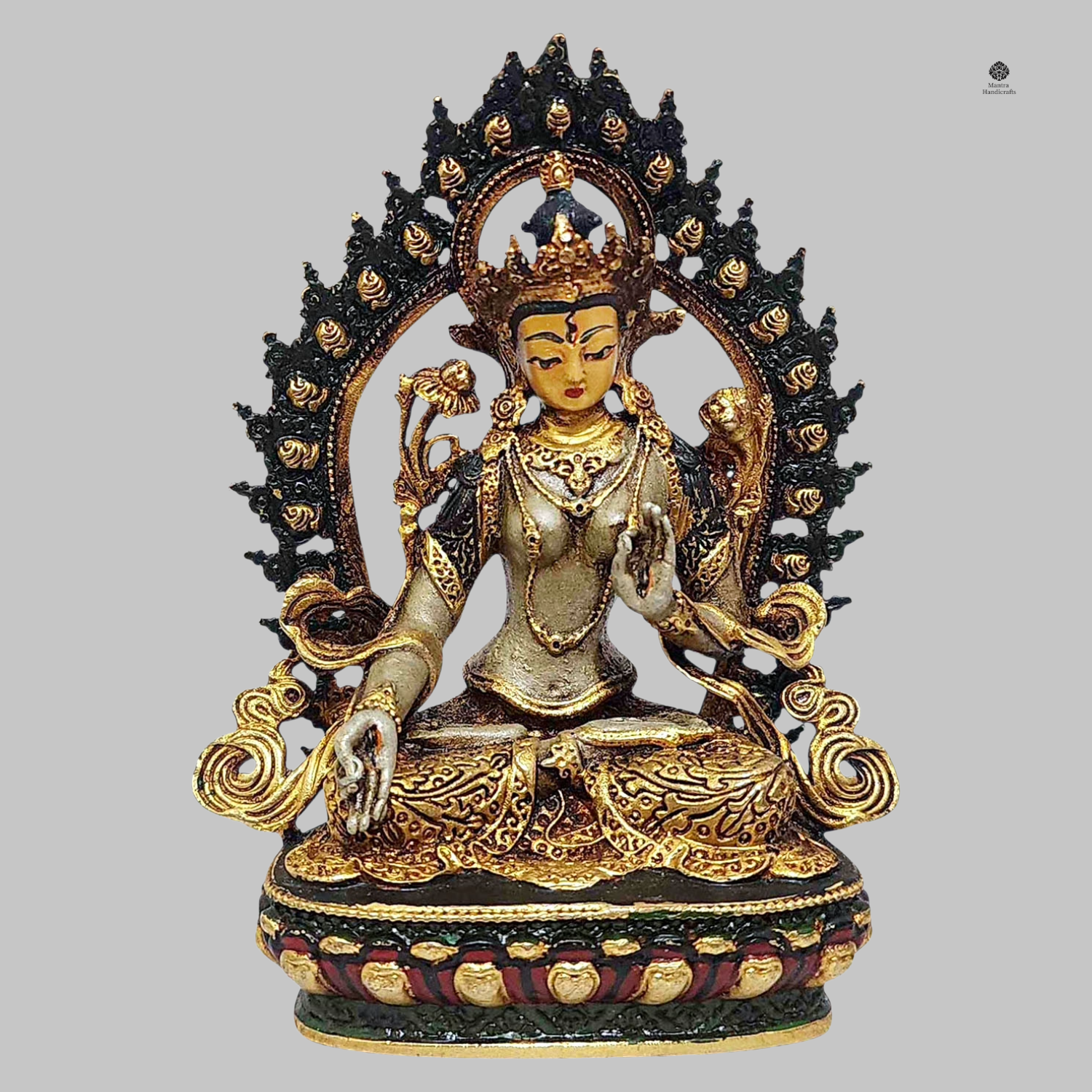 White Tara Mini Statue | Longevity Healing Deity